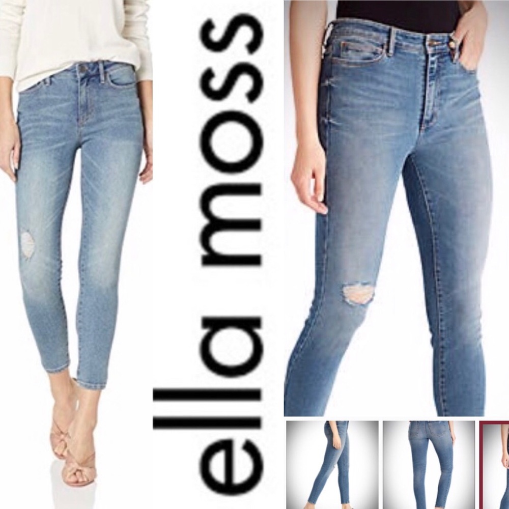 Ella Moss High rise Skinny Pine Jeans